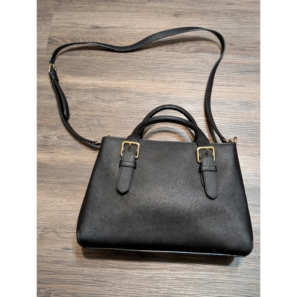 Kate Spade New York Cove Street Provence Satchel WKRU2790 Black‎ Leather